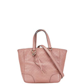 グッチ マイクロシマ ハンドバッグ ショルダーバッグ 2WAY 449241 ブラック レザー レディース GUCCI 【中古】